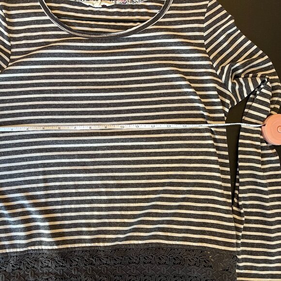 White Stuff Soft Striped Long Sleeve Shirt - Picture 6 of 9